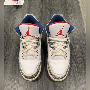 Jordan 3 True Blue Size 13 Men (Beaters)